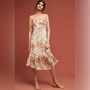 Anthropologie Meadow Rue Floral Dress size 6 excellent condition